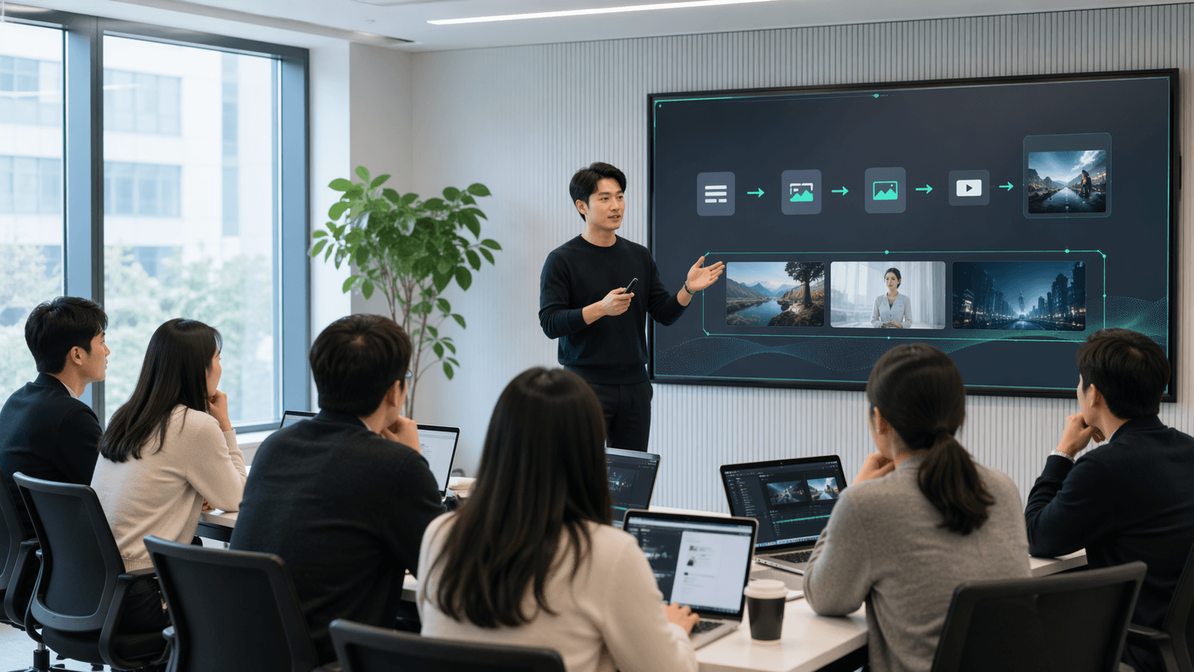기업 맞춤형 AI 콘텐츠 워크숍 강의 이미지