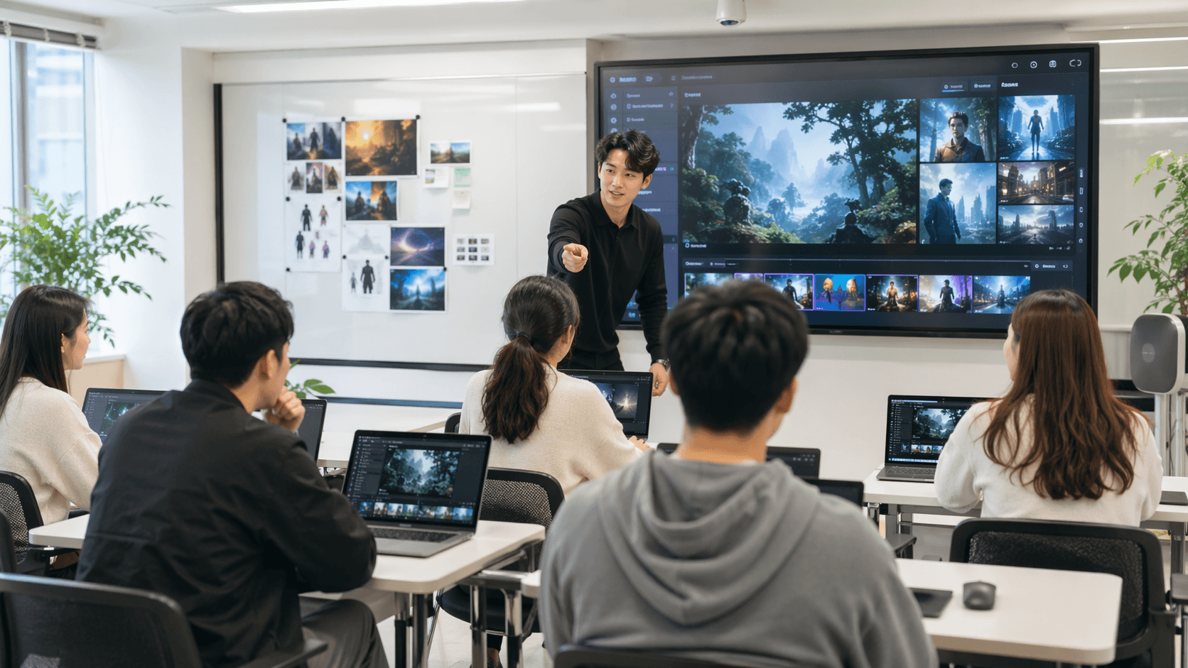 학교/기관용 AI 미디어 클래스 강의 이미지