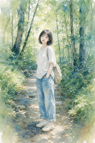 수채화 예시