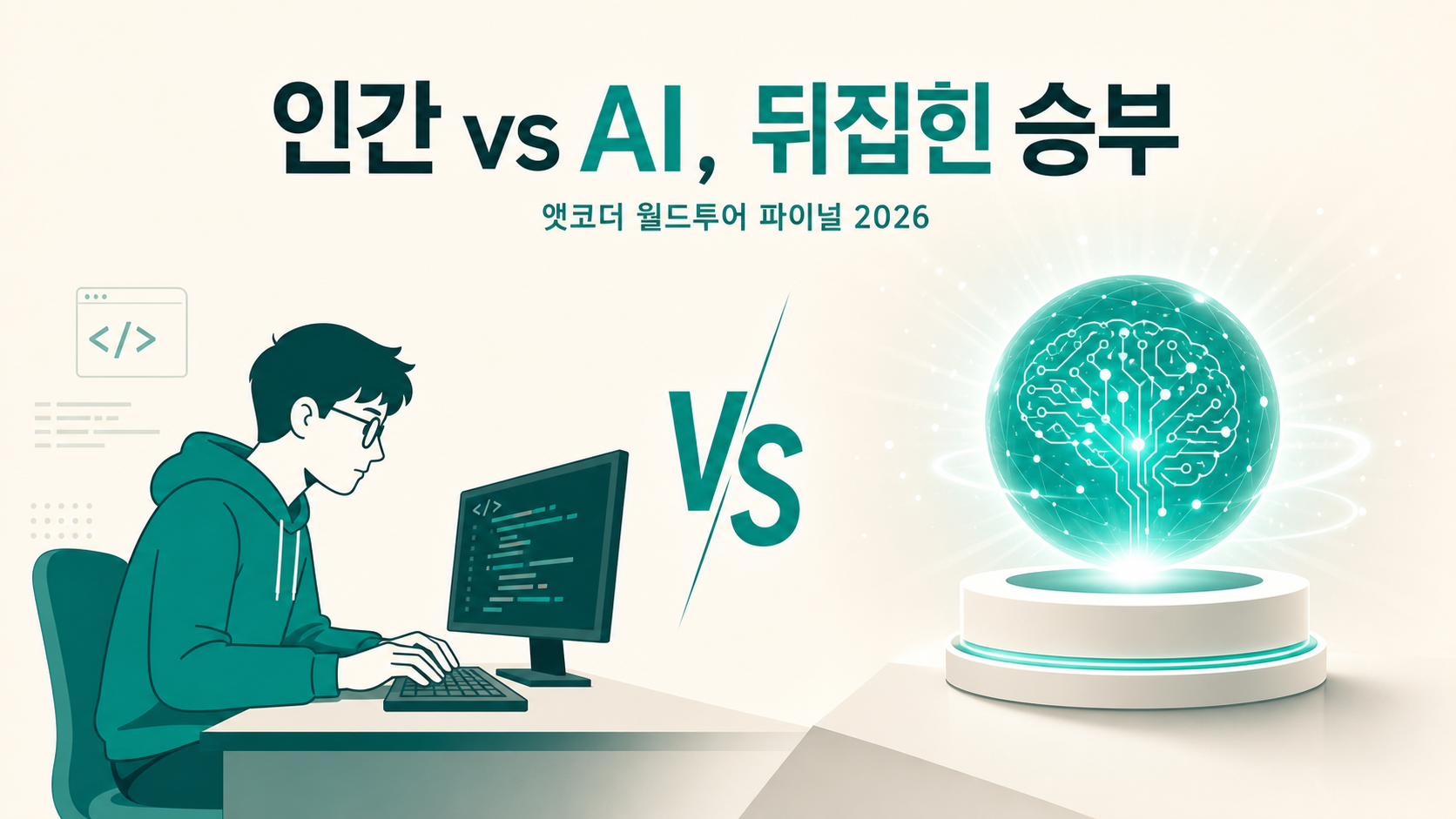앳코더 인간 vs AI — 작년의 '인류 승리'가 올해 뒤집혔다는 반응