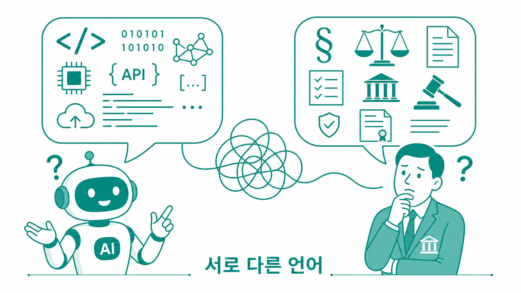 서로 다른 언어로 말하는 두 진영 — 기술 회사와 정부의 소통이 어긋났다