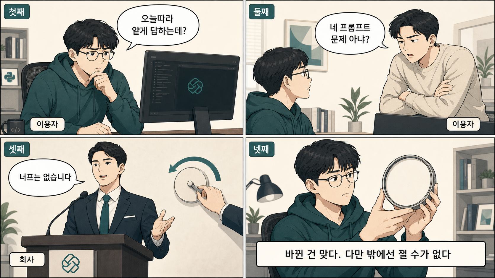 체감은 이용자에게, 계기판은 회사에게 — 그래서 논쟁은 늘 같은 자리로 간다