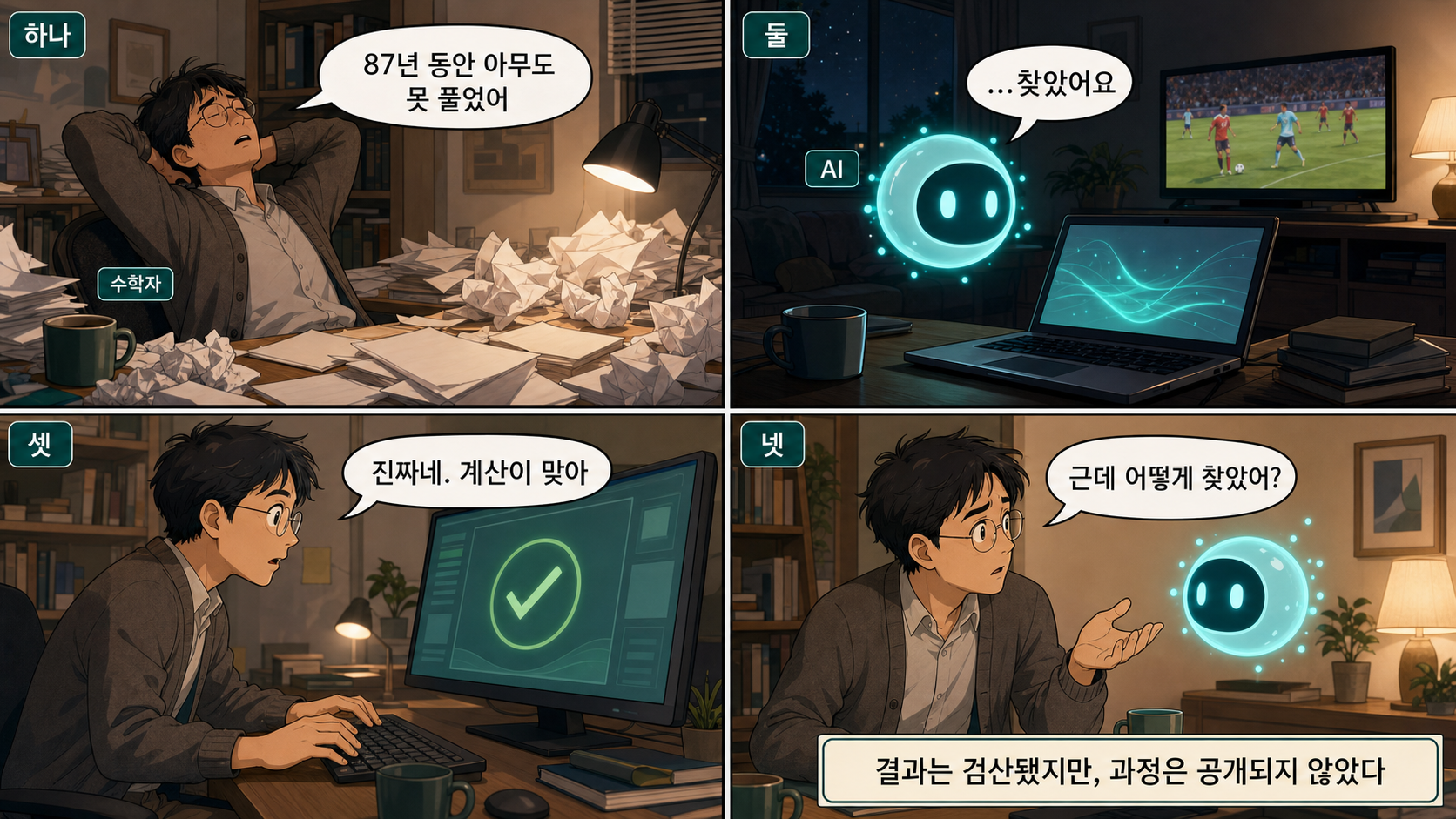 아무도 어떻게 찾았는지 모른다